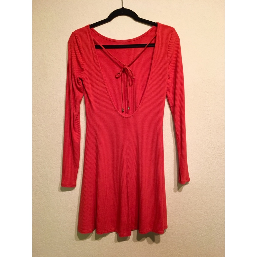 Forever 21 tie back mini dress